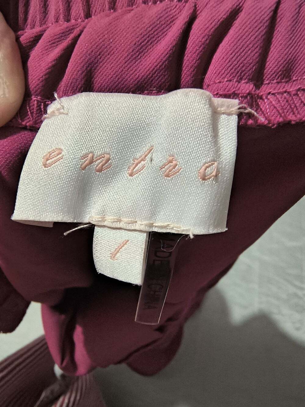 Entro High Waist Wide Leg Hot Pink Trousers Size Large #21084 Business Casual - Picture 8 of 14